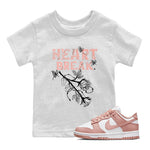 Dunk Low WMNS Rose Whisper shirt to match jordans Heart Break sneaker tees Dunk Rose Whisper SNRT Sneaker Release Tees Baby Toddler Kids White 1 T-Shirt