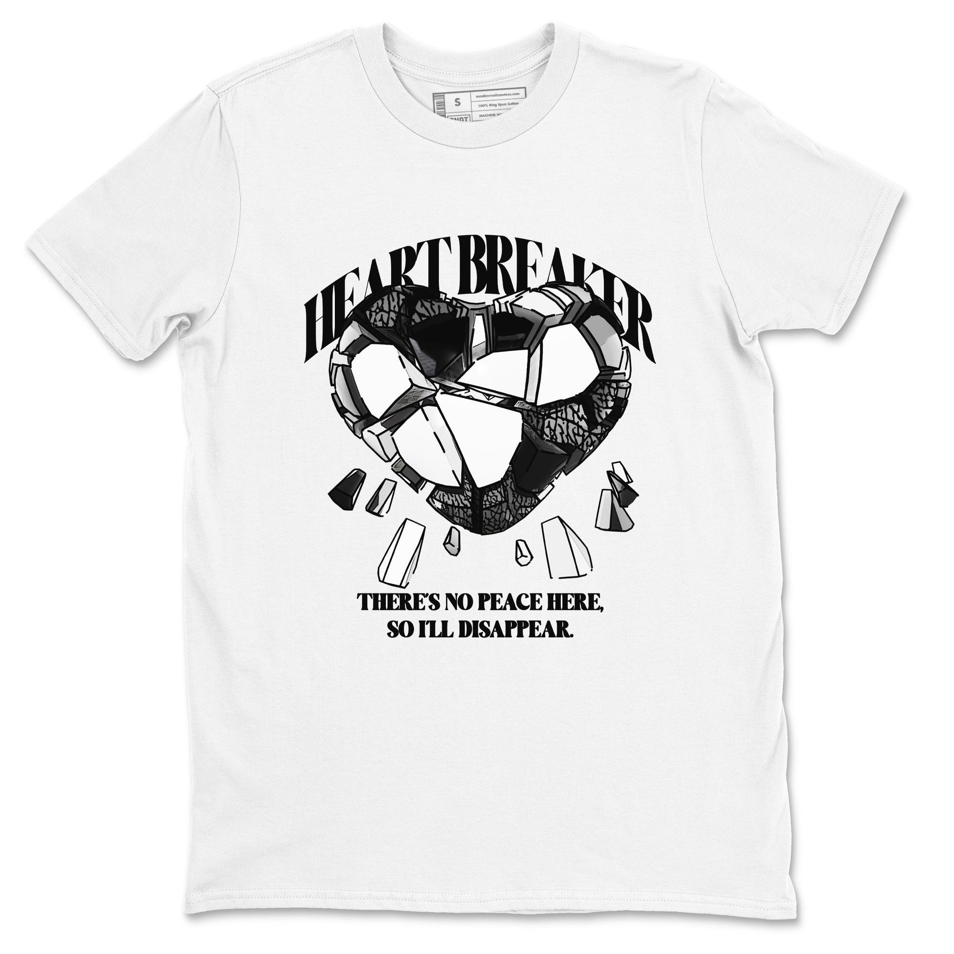 3s Green Glow shirt to match jordans Heart Breaker sneaker tees Air Jordan 3 Green Glow SNRT Sneaker Release Tees unisex cotton White 2 crew neck shirt