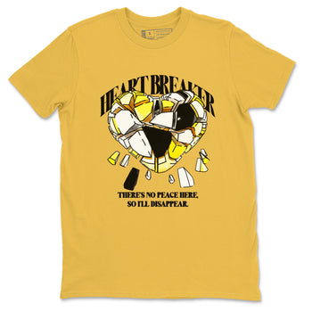 AJ4 Vivid Sulfur shirt to match jordans Heart Breaker sneaker tees Air Jordan 4 Vivid Sulfur SNRT Sneaker Release Tees unisex cotton Daisy 2 crew neck shirt