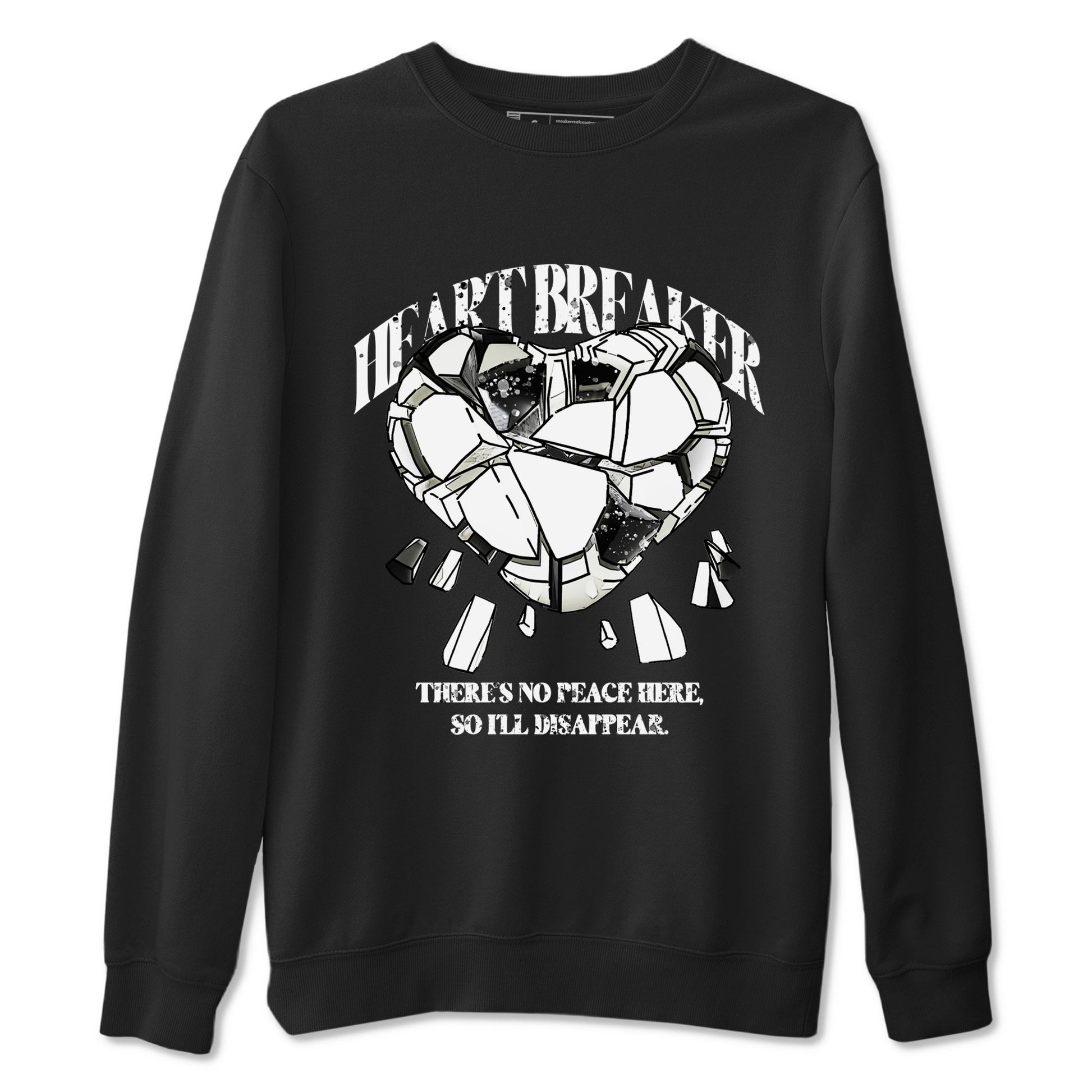 5s Sail shirt to match jordans Heart Breaker sneaker tees Air Jordan 5 Sail SNRT Sneaker Release Tees unisex cotton Black 2 crew neck shirt