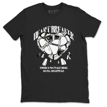 5s Sail shirt to match jordans Heart Breaker sneaker tees Air Jordan 5 Sail SNRT Sneaker Release Tees unisex cotton Black 2 crew neck shirt