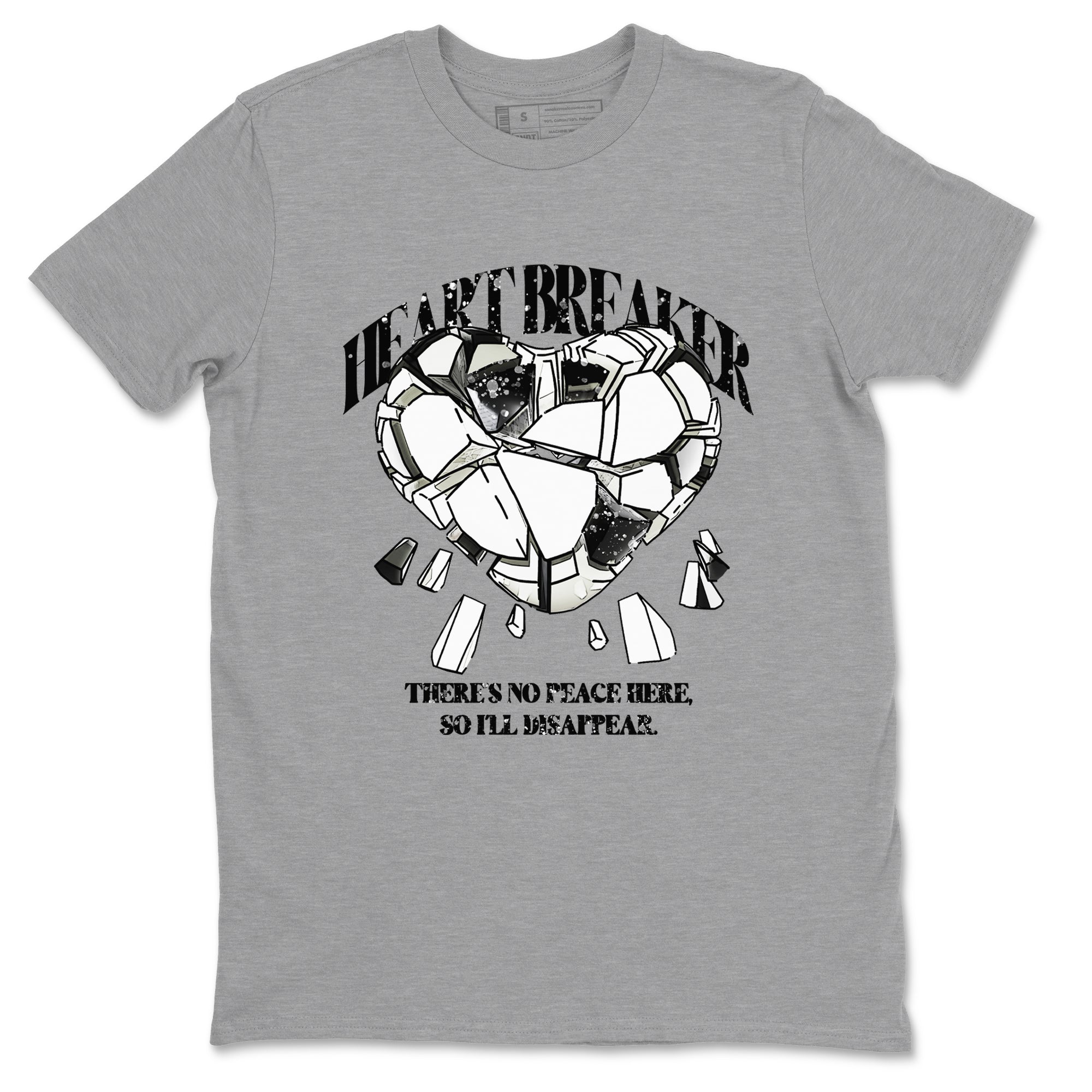 5s Sail shirt to match jordans Heart Breaker sneaker tees Air Jordan 5 Sail SNRT Sneaker Release Tees unisex cotton Heather Grey 2 crew neck shirt