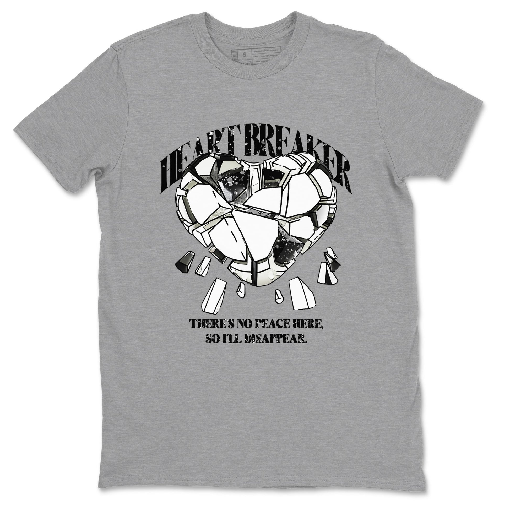 5s Sail shirt to match jordans Heart Breaker sneaker tees Air Jordan 5 Sail SNRT Sneaker Release Tees unisex cotton Heather Grey 2 crew neck shirt