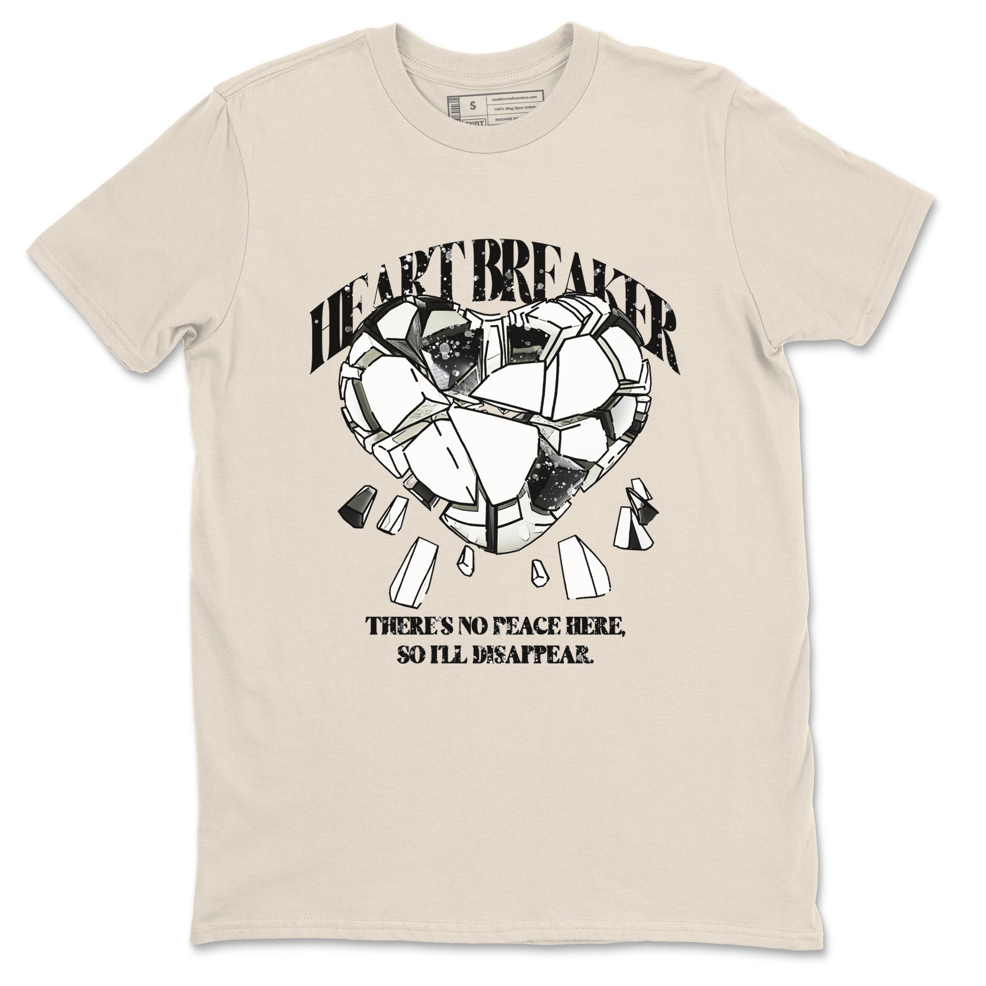 5s Sail shirt to match jordans Heart Breaker sneaker tees Air Jordan 5 Sail SNRT Sneaker Release Tees unisex cotton Natural 2 crew neck shirt