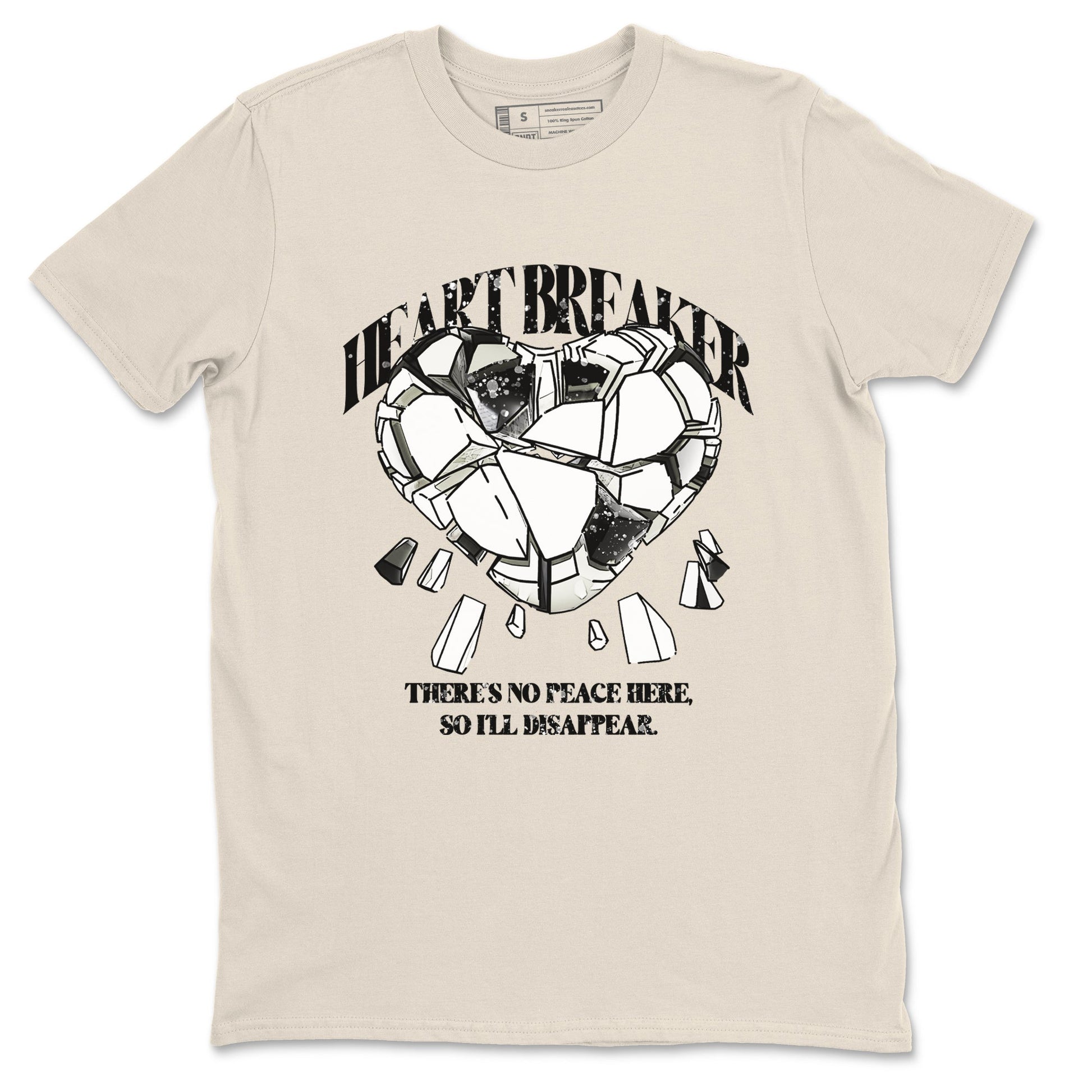 5s Sail shirt to match jordans Heart Breaker sneaker tees Air Jordan 5 Sail SNRT Sneaker Release Tees unisex cotton Natural 2 crew neck shirt