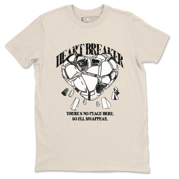 5s Sail shirt to match jordans Heart Breaker sneaker tees Air Jordan 5 Sail SNRT Sneaker Release Tees unisex cotton Natural 2 crew neck shirt