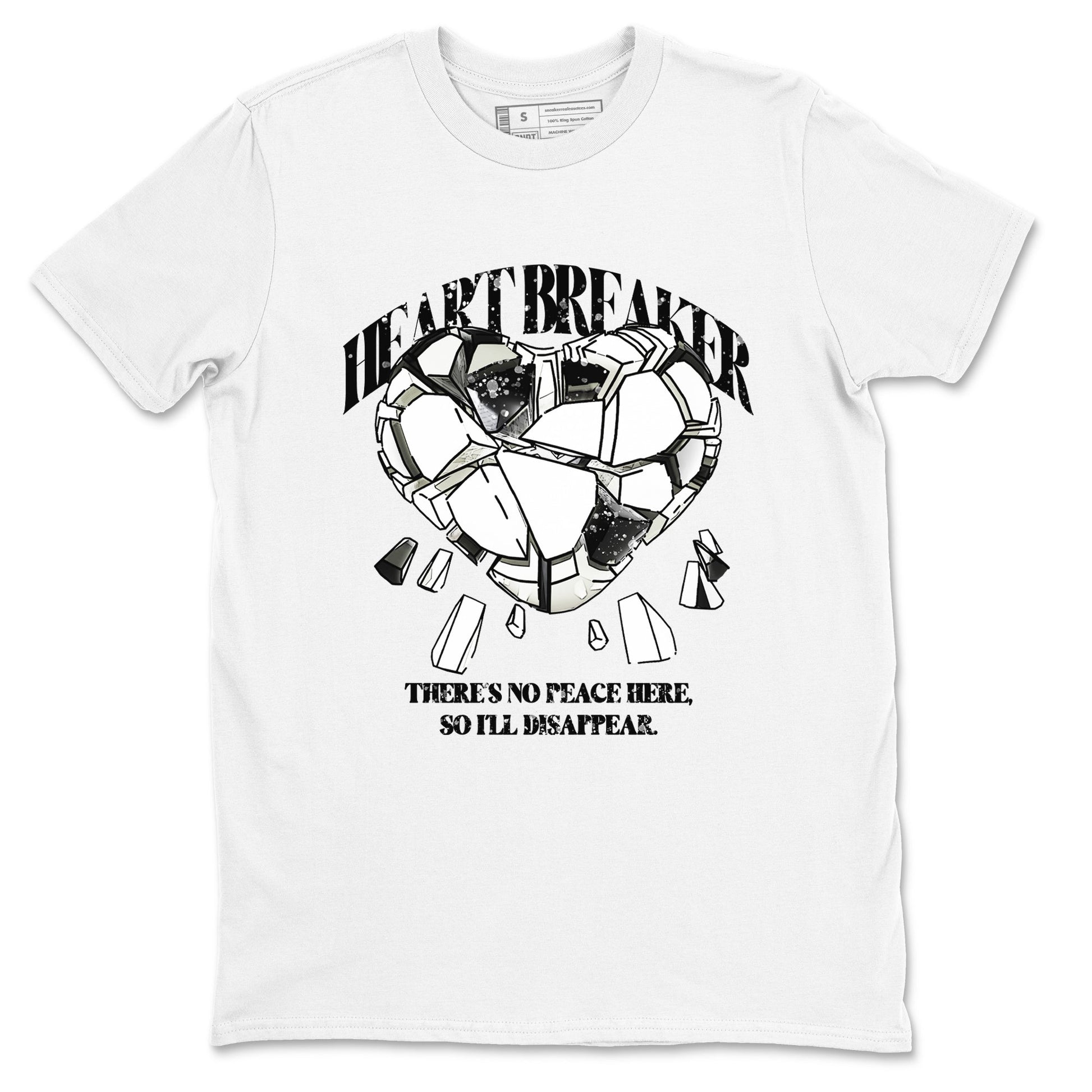 5s Sail shirt to match jordans Heart Breaker sneaker tees Air Jordan 5 Sail SNRT Sneaker Release Tees unisex cotton White 2 crew neck shirt