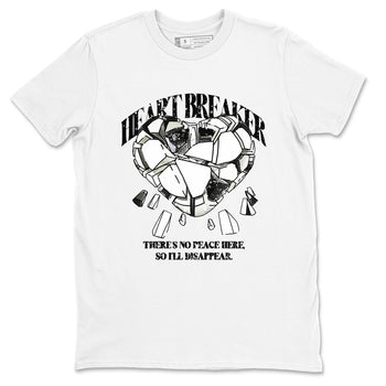 5s Sail shirt to match jordans Heart Breaker sneaker tees Air Jordan 5 Sail SNRT Sneaker Release Tees unisex cotton White 2 crew neck shirt