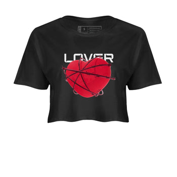 Air Force 1 Layers of Love shirt to match jordans Heart Lover sneaker tees af1 Layers of Love SNRT Sneaker Release Tees Black 2 crop length shirt
