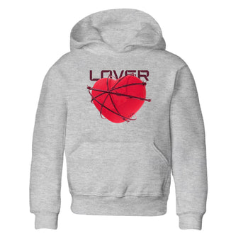 Air Force 1 Layers of Love shirt to match jordans Heart Lover sneaker tees af1 Layers of Love SNRT sneaker release tees baby toddler Heather Grey 2 cotton Shirt