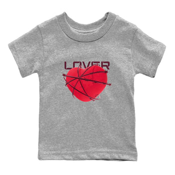 Air Force 1 Layers of Love shirt to match jordans Heart Lover sneaker tees af1 Layers of Love SNRT sneaker release tees baby toddler Heather Grey 2 cotton Shirt