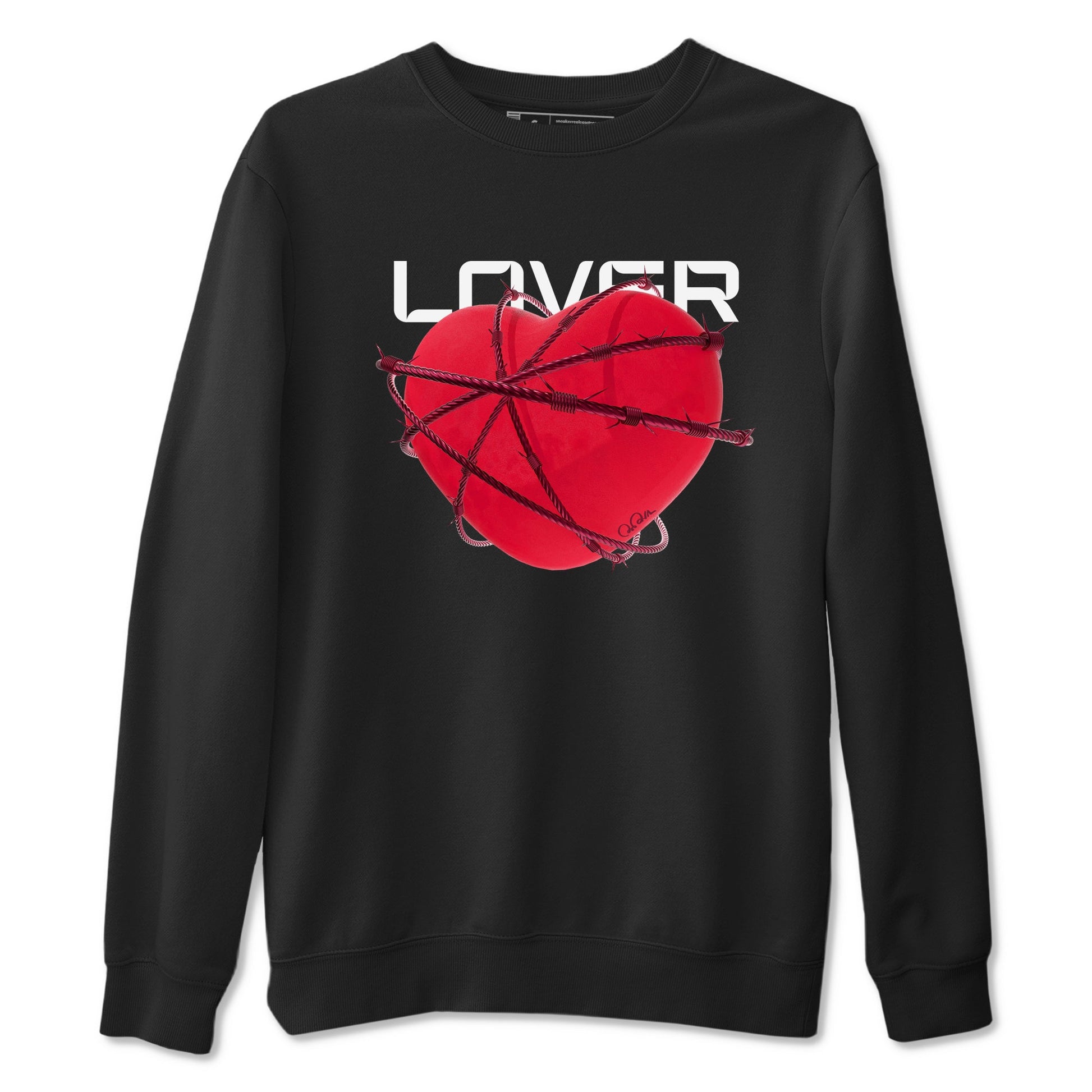 Air Force 1 Layers of Love shirt to match jordans Heart Lover sneaker tees af1 Layers of Love SNRT Sneaker Release Tees unisex cotton Black 2 crew neck shirt