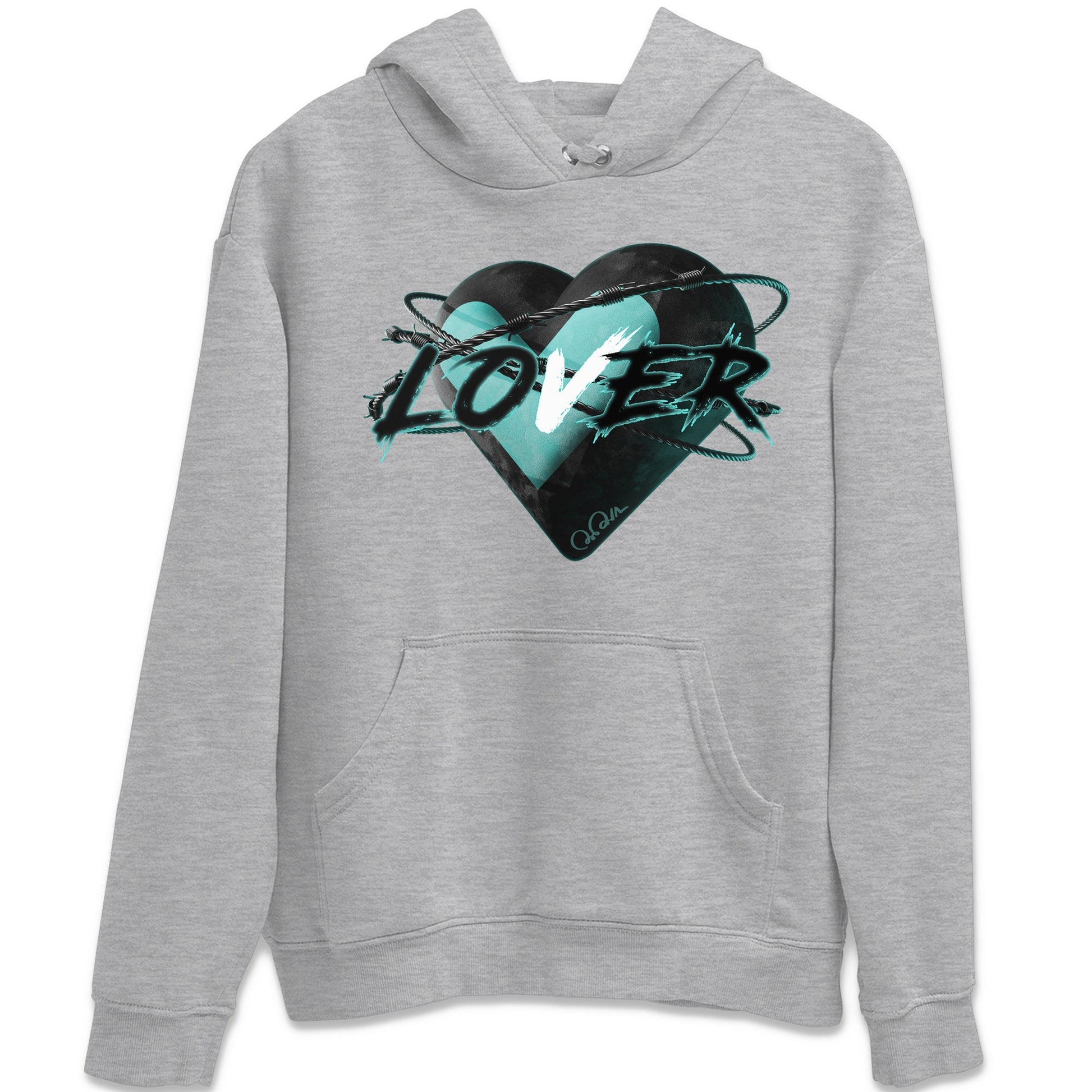 Air Force 1 Tiffany Sneaker Match Tees Heart Lover Sneaker Tees Nike Tiffany AF1Sneaker Release Tees Unisex Shirts Heather Grey 2