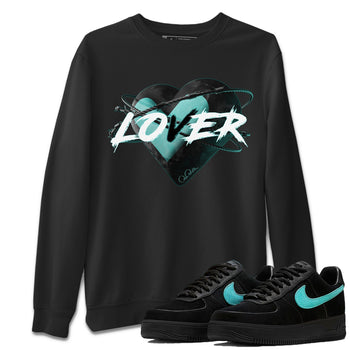 Air Force 1 Tiffany Heart Lover Crew Neck Sneaker Tees Nike Tiffany AF1Sneaker T-Shirts Washing and Care Tip