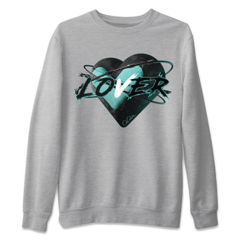 Air Force 1 Tiffany Sneaker Match Tees Heart Lover Sneaker Tees Nike Tiffany AF1Sneaker Release Tees Unisex Shirts Heather Grey 2