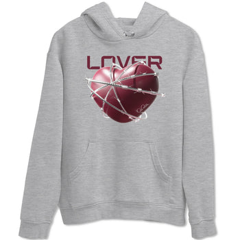 Air Jordan 1 Metallic Burgundy shirt to match jordans Heart Lover sneaker tees AJ1 Metallic Burgundy SNRT Sneaker Release Tees Unisex Heather Grey 2 T-Shirt