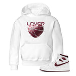 Air Jordan 1 Metallic Burgundy shirt to match jordans Heart Lover sneaker tees AJ1 Metallic Burgundy SNRT Sneaker Release Tees Baby Toddler White 1 T-Shirt