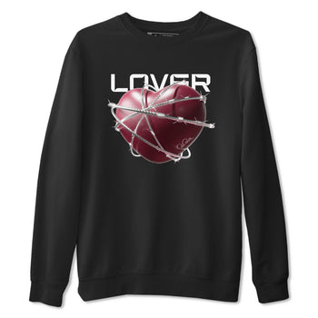 Air Jordan 1 Metallic Burgundy shirt to match jordans Heart Lover sneaker tees AJ1 Metallic Burgundy SNRT Sneaker Release Tees Unisex Black 2 T-Shirt