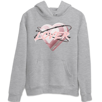AJ1 Retro High OG Washed Pink Sneaker Match Tees Heart Lover Sneaker Tees AJ1 Retro High OG Washed Pink Sneaker Release Tees Unisex Shirts Heather Grey 2