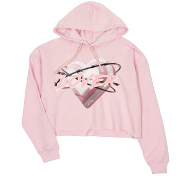 AJ1 Retro High OG Washed Pink Sneaker Match Tees Heart Lover Sneaker Tees AJ1 Retro High OG Washed Pink Sneaker Release Tees Women's Shirts Pink 2