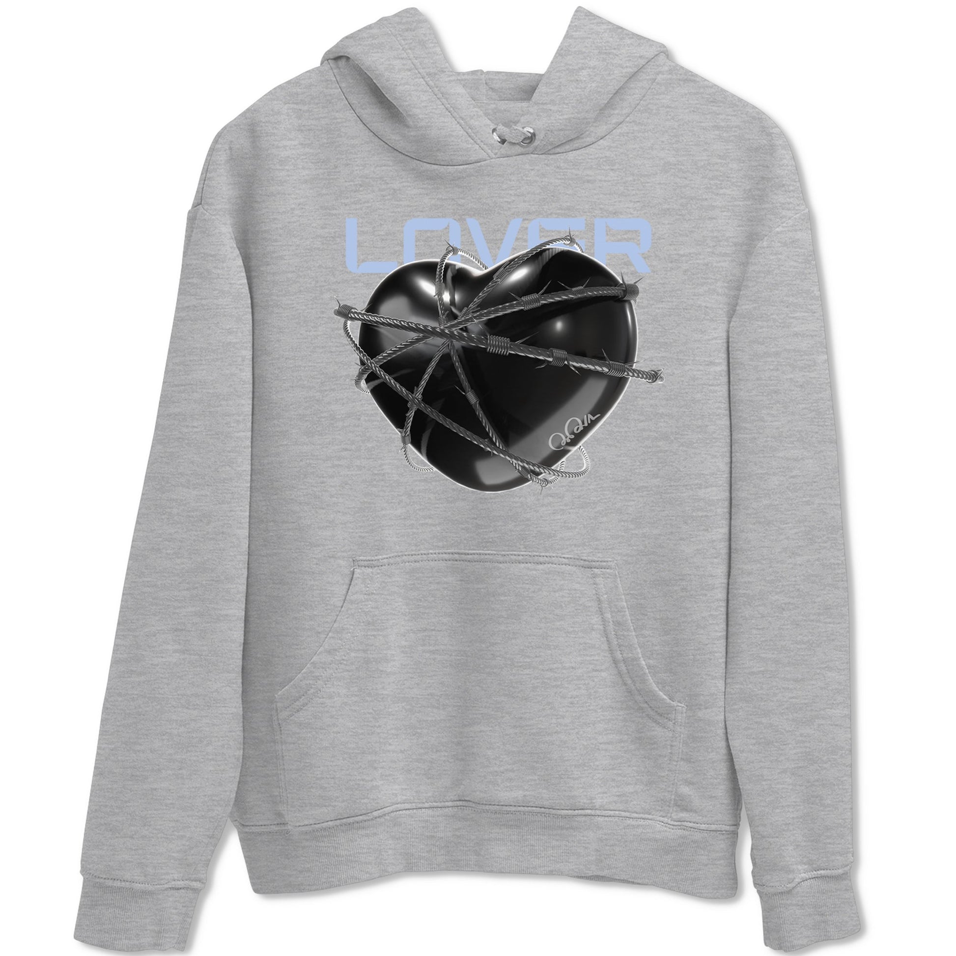 11s Black and Varsity Royal shirt to match jordans Heart Lover sneaker tees Air Jordan 11 Black/Varsity Royal SNRT Sneaker Release Tees Unisex Heather Grey 2 T-Shirt