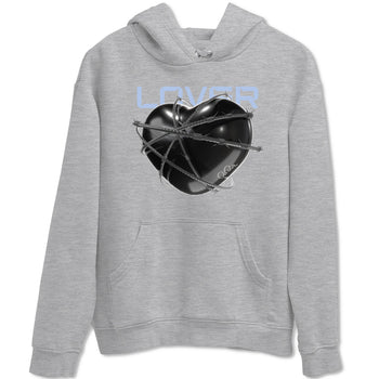 11s Black and Varsity Royal shirt to match jordans Heart Lover sneaker tees Air Jordan 11 Black/Varsity Royal SNRT Sneaker Release Tees Unisex Heather Grey 2 T-Shirt