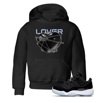 11s Black and Varsity Royal shirt to match jordans Heart Lover sneaker tees Air Jordan 11 Black/Varsity Royal SNRT Sneaker Release Tees Baby Toddler Black 1 T-Shirt