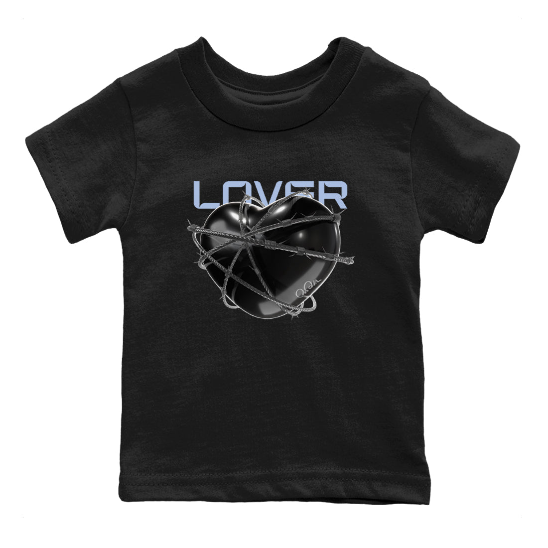 11s Black and Varsity Royal shirt to match jordans Heart Lover sneaker tees Air Jordan 11 Black/Varsity Royal SNRT Sneaker Release Tees Baby Toddler Black 2 T-Shirt