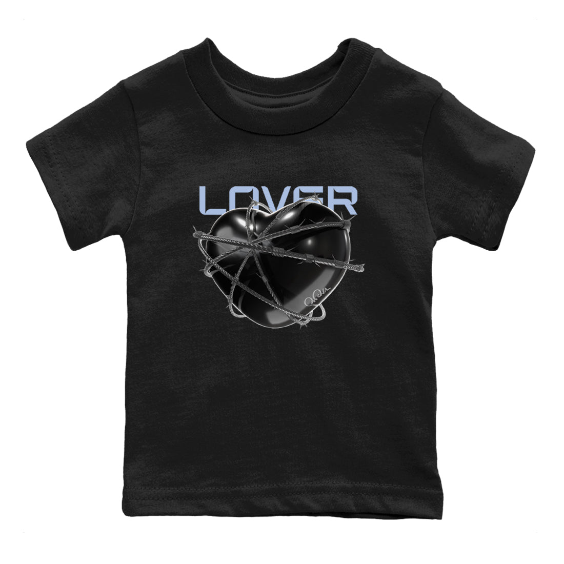 11s Space Jam shirt to match jordans Heart Lover sneaker tees Air Jordan 11 Space Jam SNRT Sneaker Release Tees Baby Toddler Black 2 T-Shirt