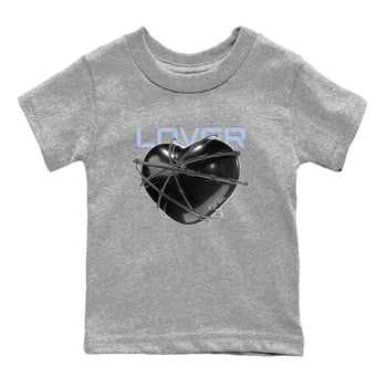 11s Black and Varsity Royal shirt to match jordans Heart Lover sneaker tees Air Jordan 11 Black/Varsity Royal SNRT Sneaker Release Tees Baby Toddler Heather Grey 2 T-Shirt