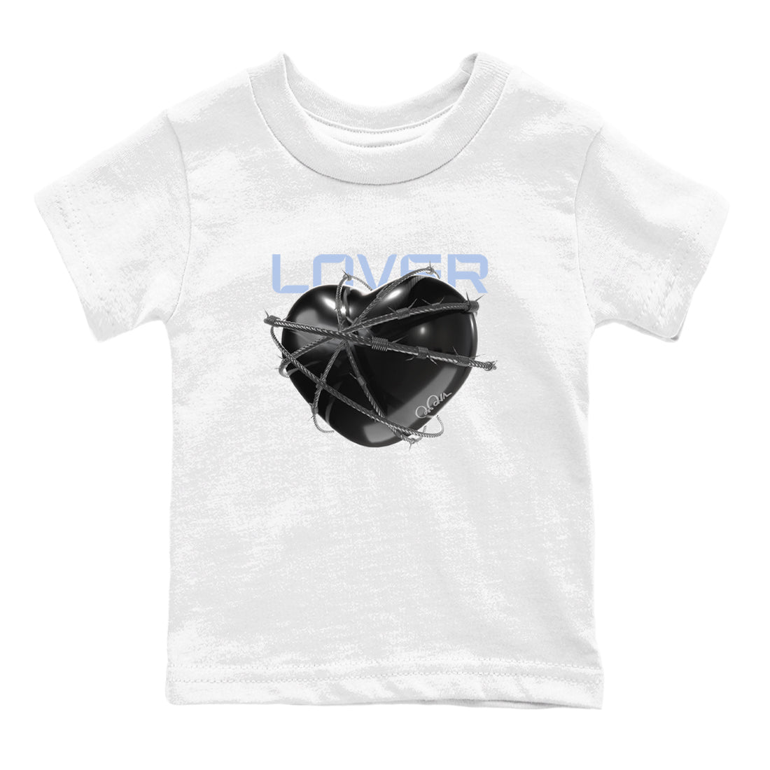 11s Black and Varsity Royal shirt to match jordans Heart Lover sneaker tees Air Jordan 11 Black/Varsity Royal SNRT Sneaker Release Tees Baby Toddler White 2 T-Shirt