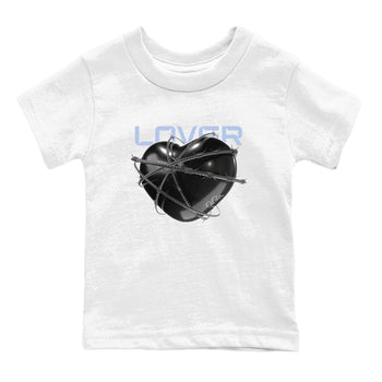 11s Black and Varsity Royal shirt to match jordans Heart Lover sneaker tees Air Jordan 11 Black/Varsity Royal SNRT Sneaker Release Tees Baby Toddler White 2 T-Shirt