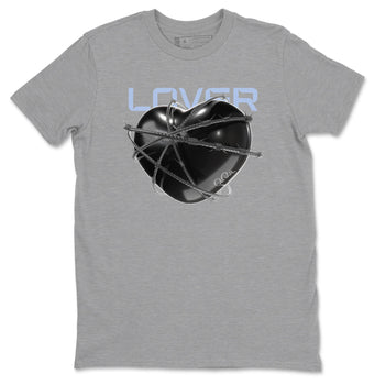 11s Black and Varsity Royal shirt to match jordans Heart Lover sneaker tees Air Jordan 11 Black/Varsity Royal SNRT Sneaker Release Tees Unisex Heather Grey 2 T-Shirt