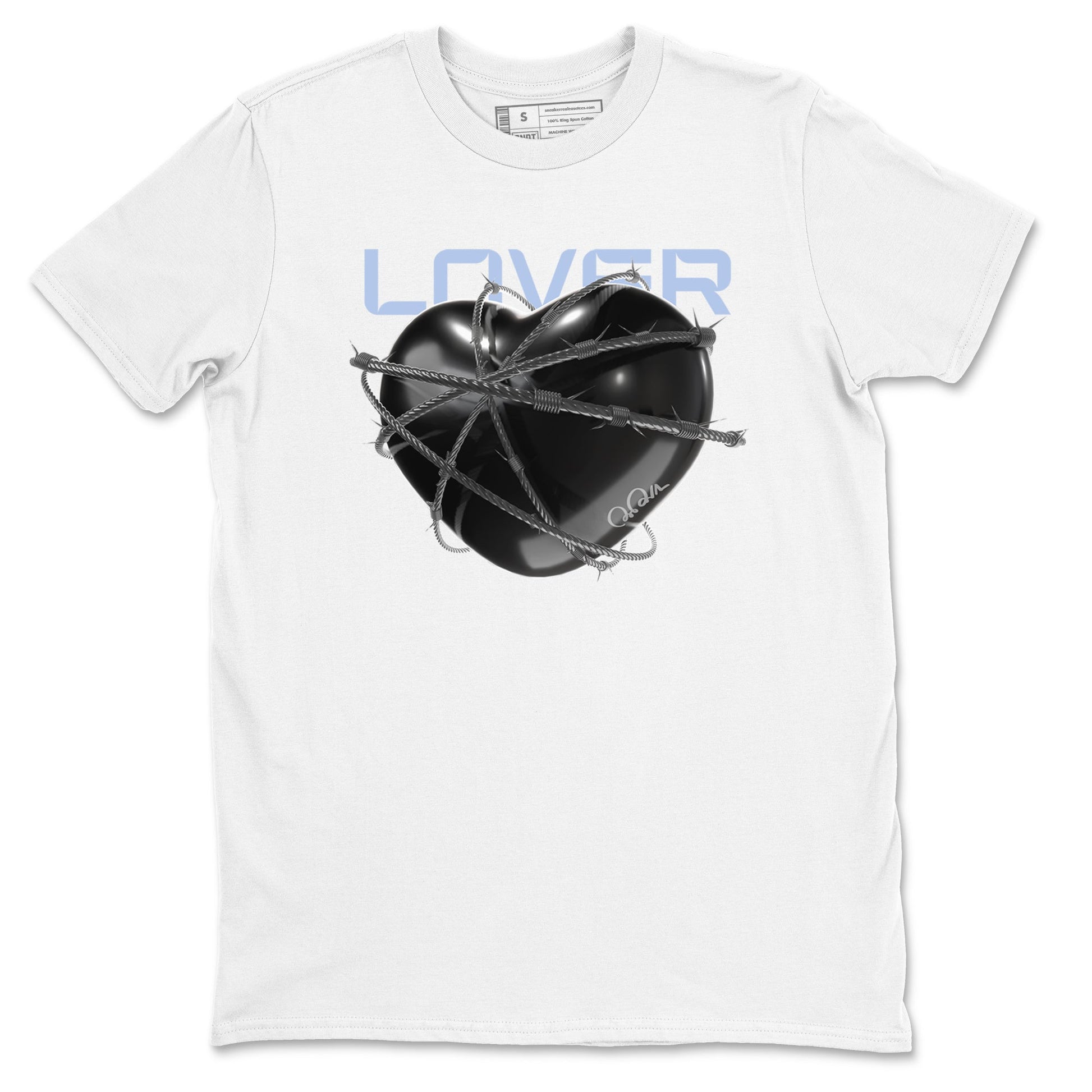 11s Black and Varsity Royal shirt to match jordans Heart Lover sneaker tees Air Jordan 11 Black/Varsity Royal SNRT Sneaker Release Tees Unisex White 2 T-Shirt