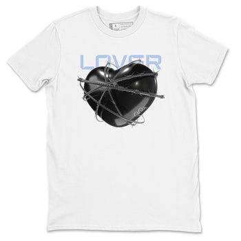 11s Black and Varsity Royal shirt to match jordans Heart Lover sneaker tees Air Jordan 11 Black/Varsity Royal SNRT Sneaker Release Tees Unisex White 2 T-Shirt