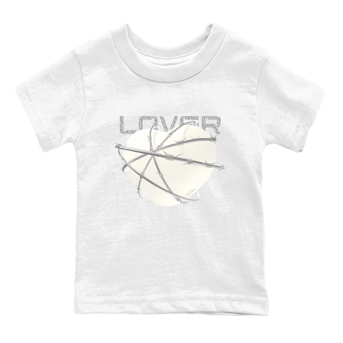 3s Ivory shirt to match jordans Heart Lover sneaker tees Air Jordan 3 Ivory SNRT sneaker release tees baby toddler White 2 cotton Shirt