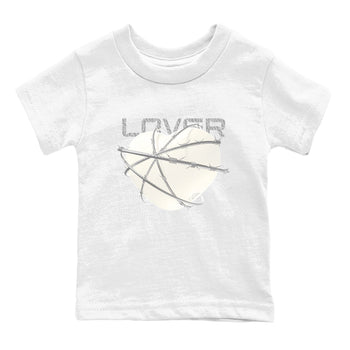 3s Ivory shirt to match jordans Heart Lover sneaker tees Air Jordan 3 Ivory SNRT sneaker release tees baby toddler White 2 cotton Shirt