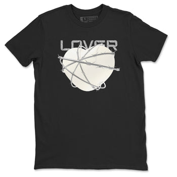3s Ivory shirt to match jordans Heart Lover sneaker tees Air Jordan 3 Ivory SNRT Sneaker Release Tees unisex cotton Black 2 crew neck shirt