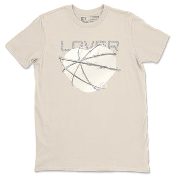 3s Ivory shirt to match jordans Heart Lover sneaker tees Air Jordan 3 Ivory SNRT Sneaker Release Tees unisex cotton Natural 2 crew neck shirt