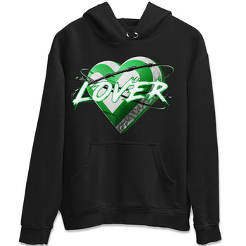 Air Jordan 3 Lucky Green Sneaker Match Tees Heart Lover Sneaker Tees AJ3 Lucky Green Sneaker Release Tees Unisex Shirts Black 2