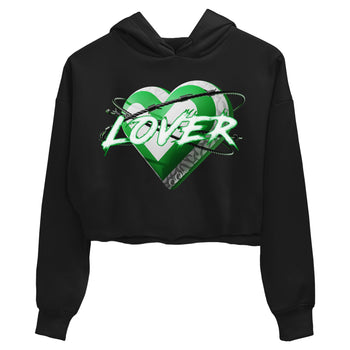 Air Jordan 3 Lucky Green Sneaker Match Tees Heart Lover Sneaker Tees AJ3 Lucky Green Sneaker Release Tees Women's Shirts Black 2
