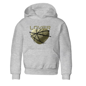 Air Jordan 4 Medium Olive shirt to match jordans Heart Lover sneaker tees AJ4Medium Olive SNRT Sneaker Release Tees Baby Toddler Heather Grey 2 T-Shirt
