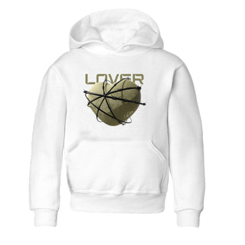 Air Jordan 4 Medium Olive shirt to match jordans Heart Lover sneaker tees AJ4Medium Olive SNRT Sneaker Release Tees Baby Toddler White 2 T-Shirt