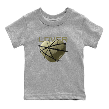 Air Jordan 4 Medium Olive shirt to match jordans Heart Lover sneaker tees AJ4Medium Olive SNRT Sneaker Release Tees Baby Toddler Heather Grey 2 T-Shirt