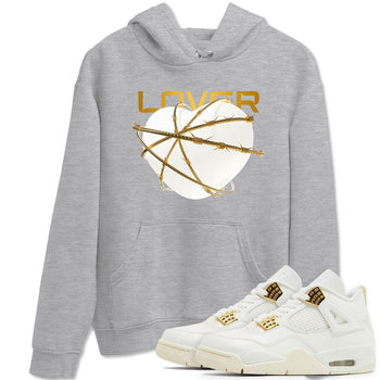 4s Sail shirt to match jordans Heart Lover sneaker tees Air Jordan 4 Sail SNRT Sneaker Release Tees unisex cotton Heather Grey 1 crew neck shirt