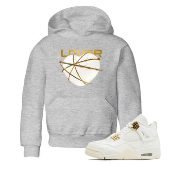 4s Sail shirt to match jordans Heart Lover sneaker tees Air Jordan 4 Sail SNRT sneaker release tees baby toddler Heather Grey 1 cotton Shirt