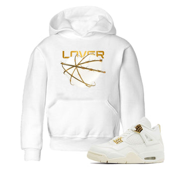 4s Sail shirt to match jordans Heart Lover sneaker tees Air Jordan 4 Sail SNRT sneaker release tees baby toddler White 1 cotton Shirt