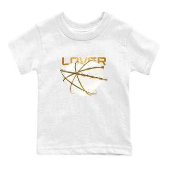 4s Sail shirt to match jordans Heart Lover sneaker tees Air Jordan 4 Sail SNRT sneaker release tees baby toddler White 2 cotton Shirt
