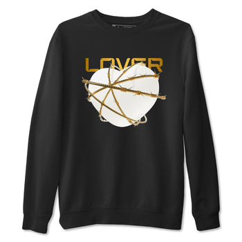 4s Sail shirt to match jordans Heart Lover sneaker tees Air Jordan 4 Sail SNRT Sneaker Release Tees unisex cotton Black 2 crew neck shirt
