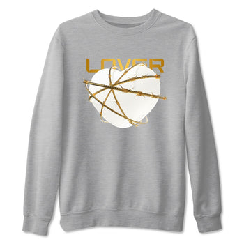 4s Sail shirt to match jordans Heart Lover sneaker tees Air Jordan 4 Sail SNRT Sneaker Release Tees unisex cotton Heather Grey 2 crew neck shirt